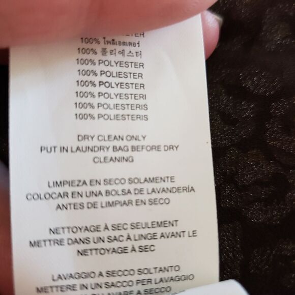 Michael Kors Metallic Leopard Top Sz M - Picture 11 of 11